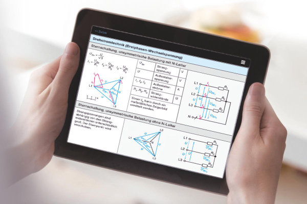 Digital Learning Example tablet