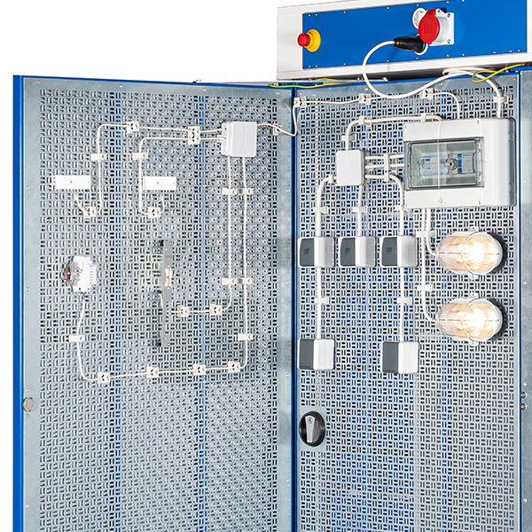 Lerninsel Arbeitsflaeche Elektrolochblech (transparent)