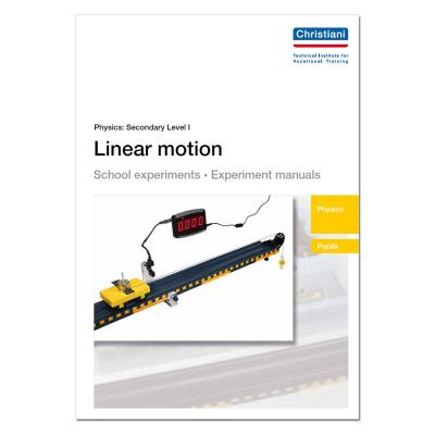 Experiment Instructions Mechanics - Linear Motion (6 Pieces) 